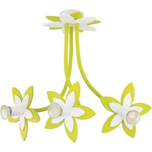 Dětské stropní svítidlo Nowodvorski 6898 FLOWERS zelená